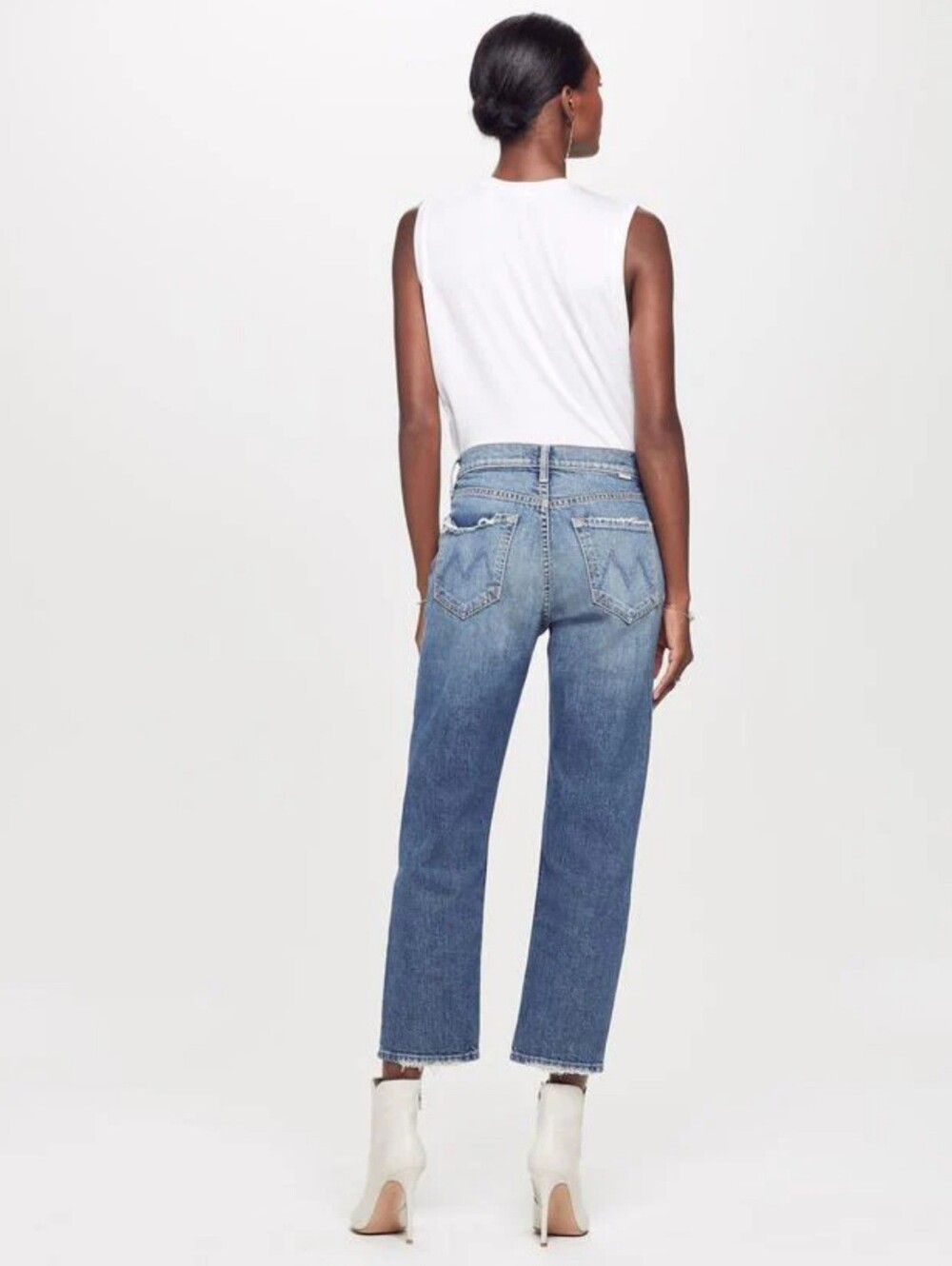 Mother Superior The Tomcat Women's Blue Jeans in We All Scream Size 30
